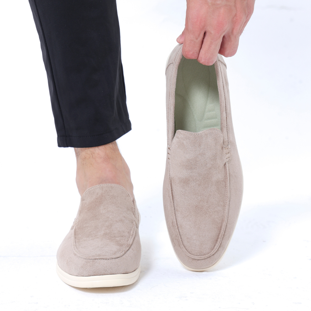 Mocassim Old Money de Camurça Masculino Vinnci