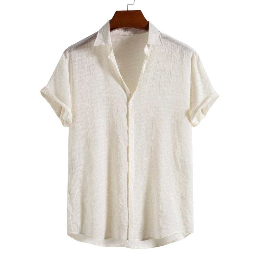 Camisa Casual Manga Curta Summer